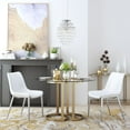 thumbnail image 1 of Magnus Dining Chair (Set of 2) White & Silver, 1 of 8