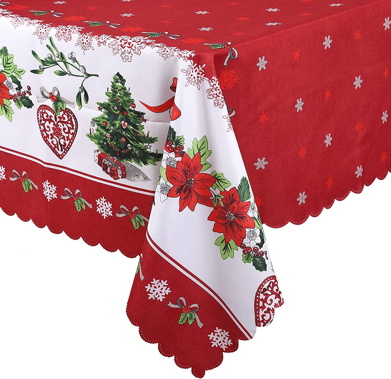 Christmas Table Cloths Christmas Tablecloths Rectangular Washable Table