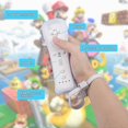thumbnail image 3 of 2 WII Controllers - Remote Game Controller with Silicone Shell - w, 3 of 4