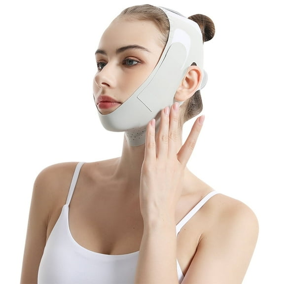 V-Line Lifting Chinstrap,Chin strap for sleeping, V Line Lifting Mask for Women,Jaw Exerciser,Face Lifting Slimmer Chin Lift Facial Compression,Light and Breathable Face Lifting and Firming Green