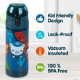 thumbnail image 2 of Octonauts Above & Beyond Stainless Steel 13 oz Insulated Water Bottle for Boys - Easy to Use for Kids - Reusable Spill Proof BPA-Free Blue Water Bottle, 2 of 4