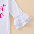 thumbnail image 5 of Okbabeha Baby Girl First Birthday Outfit Sweet One Long Sleeve Shirt Top+Long Pants+Headband Set 1st Birthday Clothes 3Pcs, 5 of 7