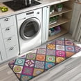 thumbnail image 3 of Multicolor Ethnic Mandala Pattern Kitchen Rug Mat,Kitchen Runner Rugs Non Skid Washable,Decorative Kitchen Floor Mats for Kitchen,Sink,Laundry,17"x47.2", 3 of 7