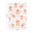 thumbnail image 3 of 6 Pcs Funny Kitchen Towels,Pomeranian Dogs with Hearts Microfiber Dish Towels,Kitchen Tea Towels,Kitchen Towel Set (18" X 26"), 3 of 3