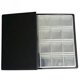 thumbnail image 1 of Black PU Coin Collection Book with 120 Transparent Pockets for Secure Storage and Easy Viewing 9x6.3 inches, 1 of 5