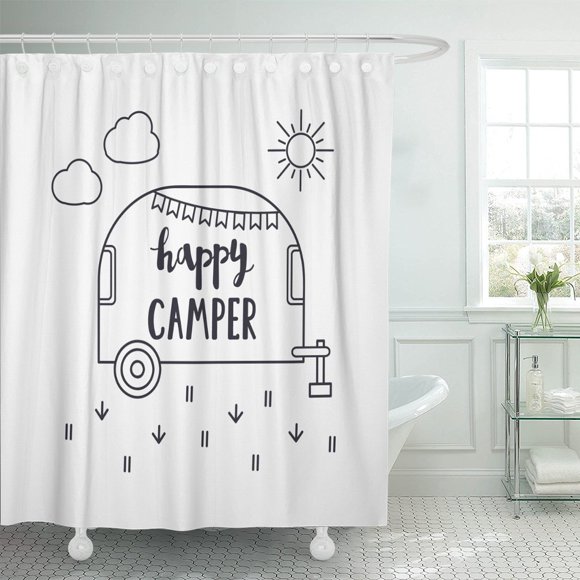 Travel Trailer Shower Curtain