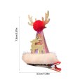 thumbnail image 3 of Ganfancp Accesorios de Navidad con Pilas de Botón Intermitente Sombrero Horquillas para Niños Niñas Super Lindo Tocado Horquillas Accesorios para El Cabello Adulto Ofertas Del Día 1X Pinza de Pelo Lu, 3 of 6