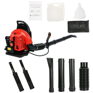 Aqyh Gas Leaf Blower, 63-cc 3-HP 2-Cycle Backpack Leaf Blower, 665-CFM, Air Blower Snow Blowers for Lawn Care, Patio, Yard, Sidewalk