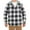 White, variant on Meichang Mens Fleece Jackets Casual Plaid Hoodies Streetwear Button Down Shirt Jacket Regular Fit Long Sleeve Lightweight Jacket