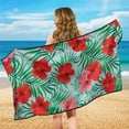 thumbnail image 4 of Garronmavis Tropical Flowers Sport Car Towel Seat Cover Gym Car Seat Towel for Sweat Washable Multi-Functional Car Towel for Camping & Trave, 4 of 7
