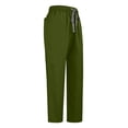 thumbnail image 6 of Scrubs For Women Set V Neck 3 Pocket Scrub Tops And Straight Pants Soft Cozy Breathable Quick Drying Nurse Sets Green L, 6 of 6