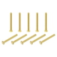 thumbnail image 1 of Unique Bargains Brass Hex Bolts, M4x40mm 10 Pack Fully Thread Grade 4.8 Machine Screws, 1 of 4