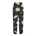 thumbnail image 5 of Mitankcoo Women's Elastic Waist Print Pants - Relaxed Fit with Pockets - Casual Comfort Long Trousers, 5 of 5