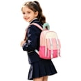 thumbnail image 5 of ibiyuan School Bag for Primary School for Ages 3rd 4th 5th 6th Corduroy Cartoon Animal Double Shoulder Pack Breathable Back Panel for Short Family Day Travel, 5 of 5