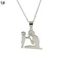thumbnail image 6 of SPRING PARK Mom Daughter Stainless Steel Chain Necklace Silver Necklace Pendants Jewelry, 6 of 6