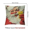 thumbnail image 4 of nygtbtfer Pillow Covers Super Soft Throw Pillow Covers Christmas Home Decor Pillowcase Cushion () White, 4 of 7