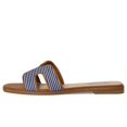 thumbnail image 4 of Sandalia Steve Madden Hadyn Azul Marino Blanco Plano Tacón 2 cm, 4 of 7