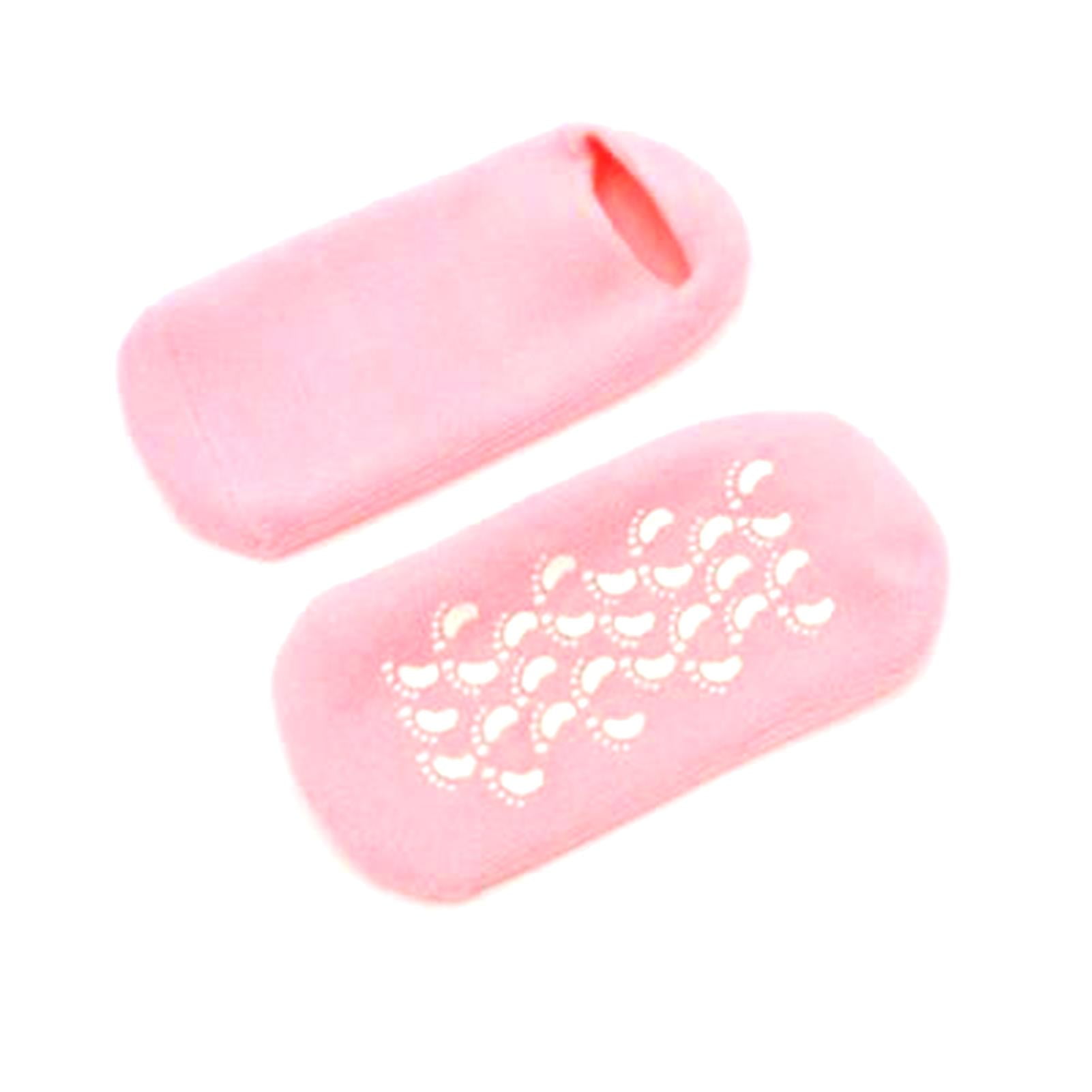 AUTCARIBLE Moisturizing Socks Essential Oils Heel Spa Socks Soft Gel