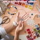 thumbnail image 4 of Uxcell 100 Pcs 6mm Cuentas de Strass para Joyería, Diseño de Bola de Disco Brillante, Cuentas de Cristal Espaciadoras para Manualidades DIY, Blanco, 4 of 6