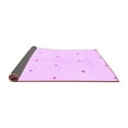 thumbnail image 2 of Ahgly Company Indoor Rectangle Solid Purple Modern Area Rugs, 7' x 10', 2 of 4