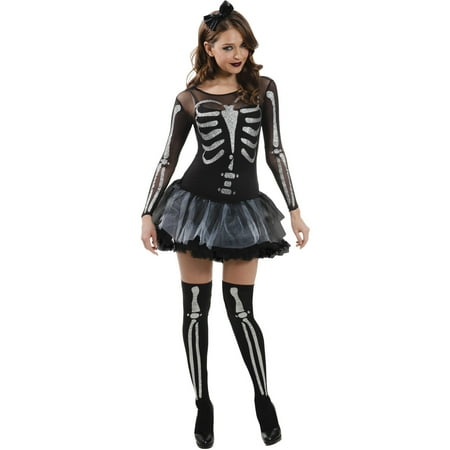 sassy skeleton adult halloween costume