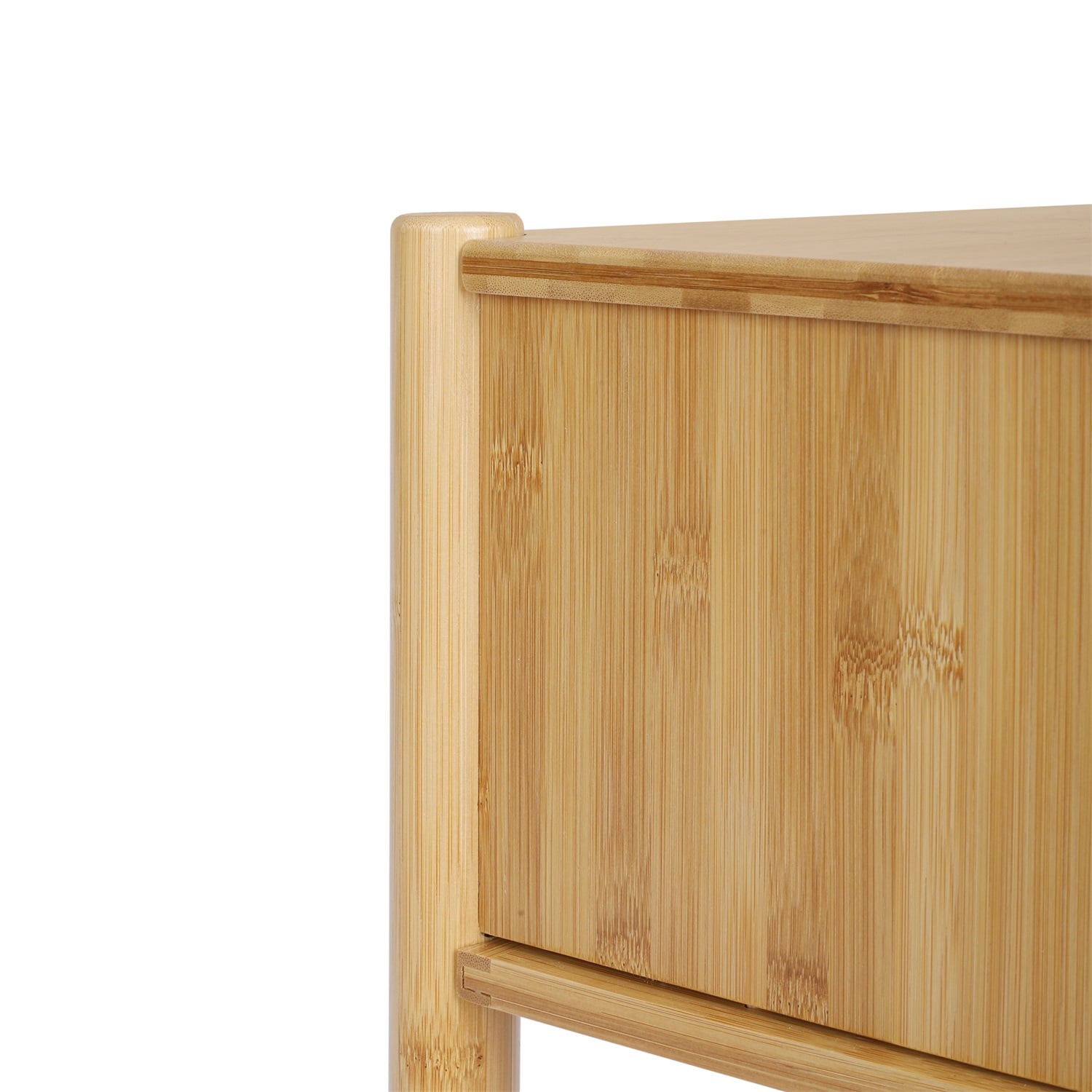 Kadyn Bedside Table, Bamboo Nightstand Side Table with 1 Drawer, Modern Night Stand for Bedroom, Living Room, Barnwood Kadyn Bedside Table, Bamboo Nightstand Side Table with 1 Drawer, Modern Night Stand for Bedroom, Living Room, Barnwood