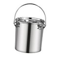 thumbnail image 3 of deevoka Stainless Steel Sealed Bucket Airtight Food Bucket for Hotel Commercial Home 20 cmx20 cm, 3 of 9