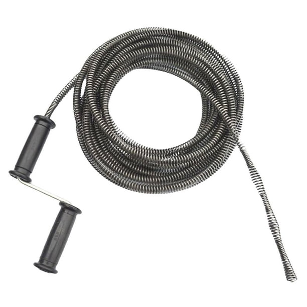 Herramienta para desatascar desagües largos de 3/5 m, fácil de usar, de acero para fregadero 5m