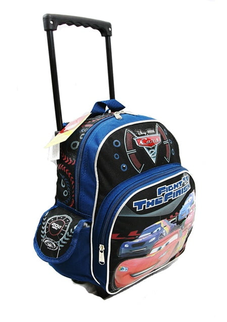 Figh to the Finish Toddler Rolling Backpack Disney Pixar Cars 2