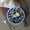 Blue Dot, variant on LAZIOEGR 8.7 Inches / 22cm Round Dinner Plate Blue Plaid Melamine Kitchen Dish Tableware for Home Restaurant Hotel Perfect for Everyday Meals
