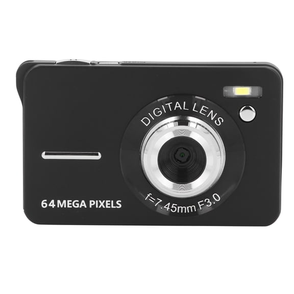 Vlogging Digital Camera, Grabación de video 4K Cámara Compacta de Bolsillo 18x Zoom Digital Portátil 2.8 Pulgadas de Pantalla Automática de 64MP ClariDad para viajar