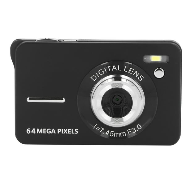 Vlogging Digital Camera, Grabación de video 4K Cámara Compacta de Bolsillo 18x Zoom Digital Portátil 2.8 Pulgadas de Pantalla Automática de 64MP ClariDad para viajar