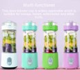 thumbnail image 1 of Maoww 400ML Electric Automatic Juicer Rechargeable Fruit Extractors Juice Blender Cup Juicing Mixer Milkshake Kitchen Outdoor Purple, 1 of 6