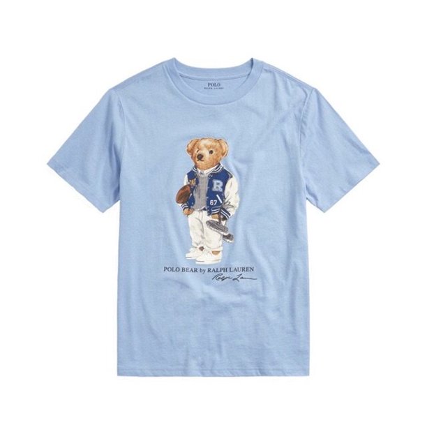 Cómodo Oso Polo Camiseta Algodón Casual Para Hombres Y Mujerespangjing