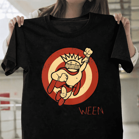 Ween Retro Band Music Concert Tour Fan Vintage Art Unisex T-Shirt, up to size 3XL.