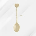 thumbnail image 5 of HIC Harold Import Co. GDH-HIC 4-1/2" Gold Plated Heart Demi Spoon Home Decor Products, 5 of 5