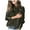 Army Green, variant on HJYCHN Womens Long Sleeve Tops Bow Solid Sleeve Warm Casual Sweater Buttons Knitted Fashion Top for Fall Winter Wear Womens Shirts Army Green S