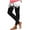 D916006-Black, variant on Yufatyle Snowflake Print Hight Waisted Leggings for Women Ankle Length Yoga Pants Soft Stretch Workout Tights, Purple L