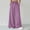 (Fashion 98)Purple, variant on Women's Wide Leg Pants Fashion Loose Long Pants Solid Color Casual Versatile Spring Summer Draping with Pockets