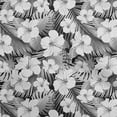 thumbnail image 1 of oneOone Viscose Chiffon Gray Fabric Tropical Floral Dress Material Fabric Print Fabric By The Yard 42 Inch Wide, 1 of 4
