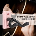 thumbnail image 4 of Gancho para colgar en la pared de la guitarra Gancho para colgar en la pared de la guitarra Gancho para el soporte de metal negro sólido y resistente Peha multifunción para todos los tamaños de bajos, 4 of 8