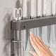 thumbnail image 5 of Organizador de portacuchillos de pared | Portacuchillos de cocina de plástico de acero inoxidable | Soporte de almacenamiento estilo ranura que ahorra espacio | Negro Blanco | 37x22.5x4.6cm |, 5 of 5