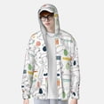 thumbnail image 3 of Fotbe Easter Rabbit Men's Women's UPF 50+ Sun Protection Jacket Hooded Cooling Shirt with Pockets Hiking Outdoor Performance-X-Large, 3 of 8