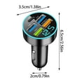 thumbnail image 5 of Yammee Super+USB C+3.1A Car Charger Multi Port Car Charging Adapter with/no Display, 5 of 14