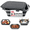 Black, variant on Collapsible BBQ Prep Tub 3-IN-1 Large Cutting Board Locking Lid for Meal Prep Marinating,Food Storage, picnics, camping, barbecues,cutting fruits and vegetables Colander, Dish Basin, Black