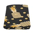 thumbnail image 2 of CADecor Tropical Golden Pineapple Throw Blanket Bed Sofa Blanket 58x80 inches, 2 of 3