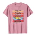 thumbnail image 4 of iTNHFP Hauts pour Femmes, T-Shirt à Manches Courtes à Imprimé Floral Tendance pour Célébration de Jour Haut à Col Rond, 4 of 4