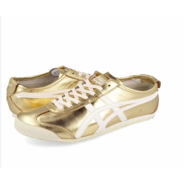 Onitsuka Tiger MEXICO 66 Mexico 66 GOLD/WHITE thl7c2-9401 Flat/Lace-Up JAPAN NEW