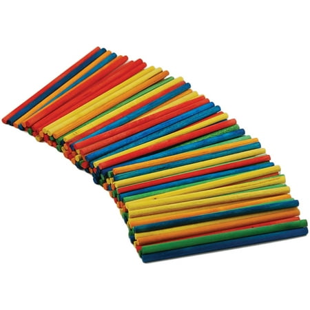 Wood Craft Dowels 4`-Colored 1/8` 100/Pkg Multi-Colored - Walmart.com