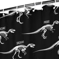 thumbnail image 3 of Skeleton Dinosaurs Labels Shower Curtain 36"x72" ,Bathroom Decorative Shower Curtains Set with 12 Hooks,Modern Waterproof Washable Shower Curtain, 3 of 6